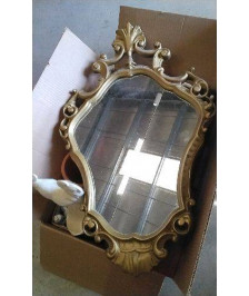 MIROIR DORE