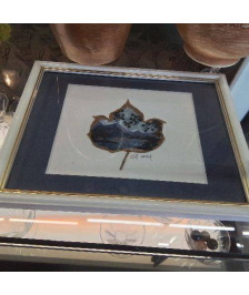 CADRE PEINTURE SUR FEUILLE 