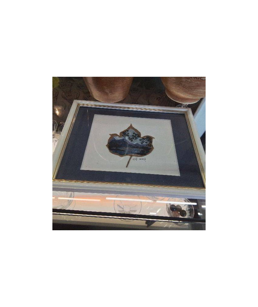 CADRE PEINTURE SUR FEUILLE 