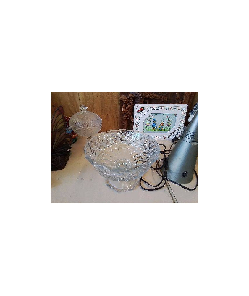 COUPE À FRUIT EN VERRE 
