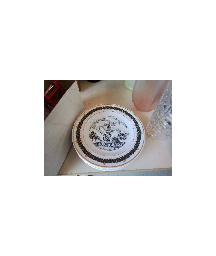 LOT DE 5 ASSIETTES VARENNES SUR ALLIER 