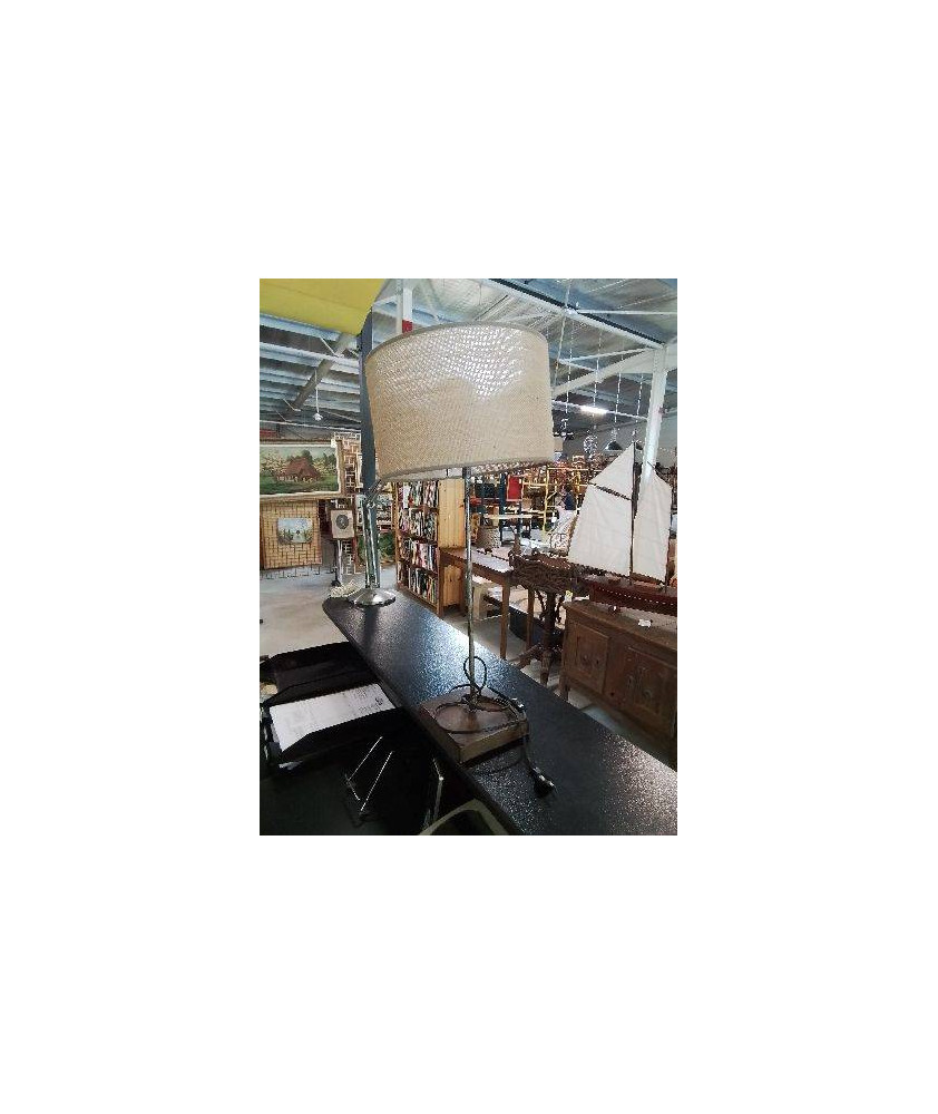 LAMPE INCLINABLE METAL MARRON 