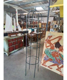 TUTEUR DE JARDIN ARCEAU MÉTAL VERT 2M