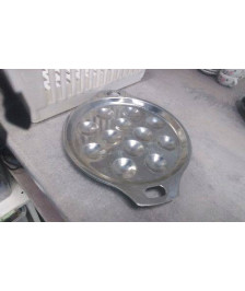 ASSIETTES ESCARGOTS INOX X2 