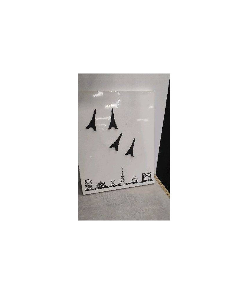 TABLEAU MAGNETIQUE + AIMANTS TOUR EIFFEL 