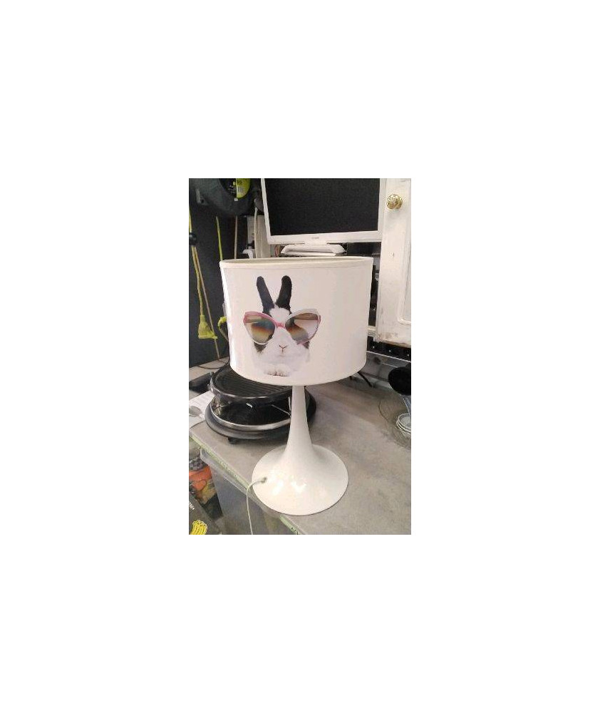 LAMPE ABAT JOUR LAPIN 