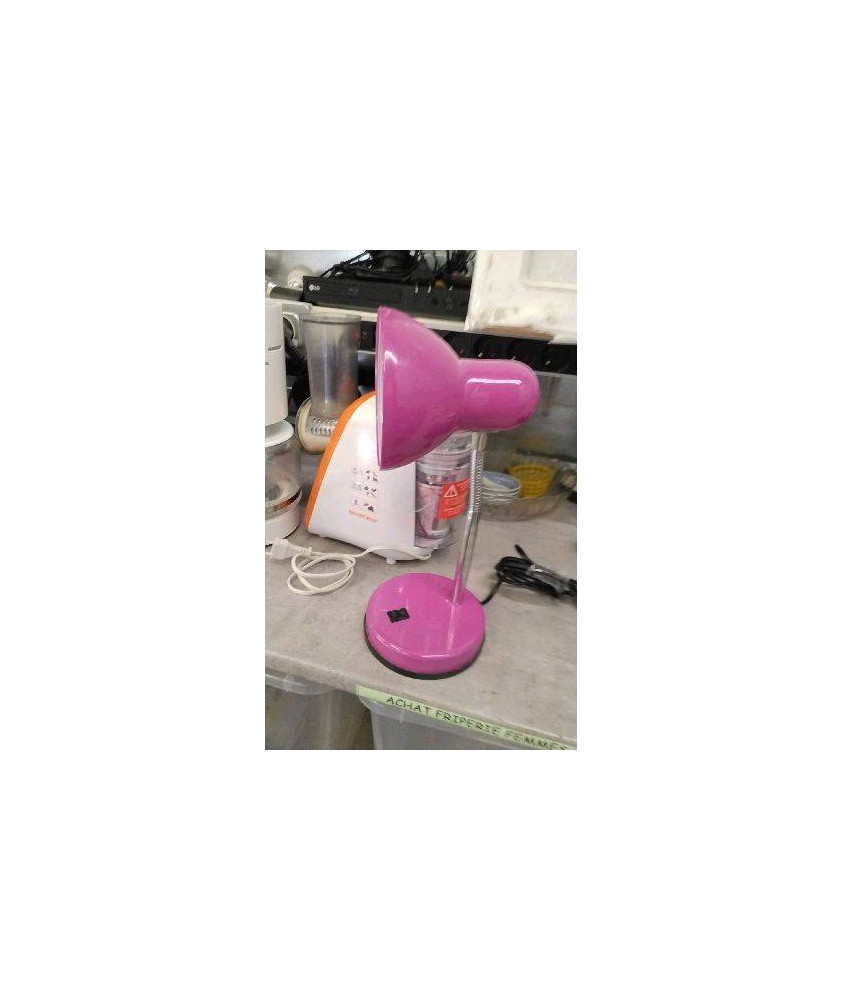 LAMPE DE BUREAU ROSE 