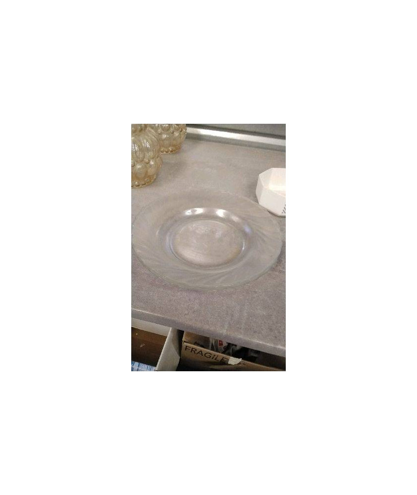 ASSIETTES VERRE X2 