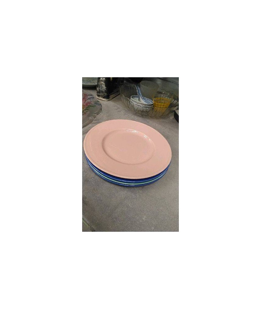 ASSIETTES DESSERT COULEUR 