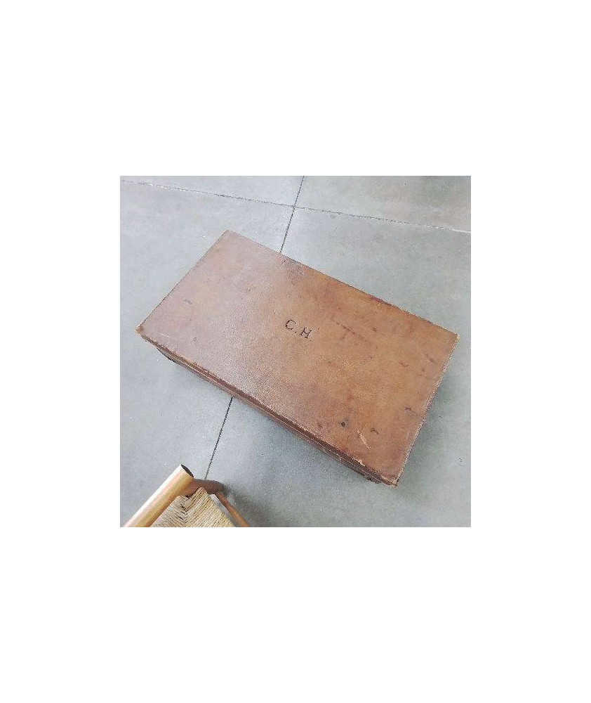 VALISE CUIR C.H ANCIENNE 