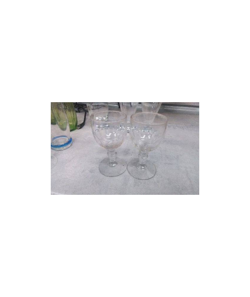 VERRES A PIED X2 