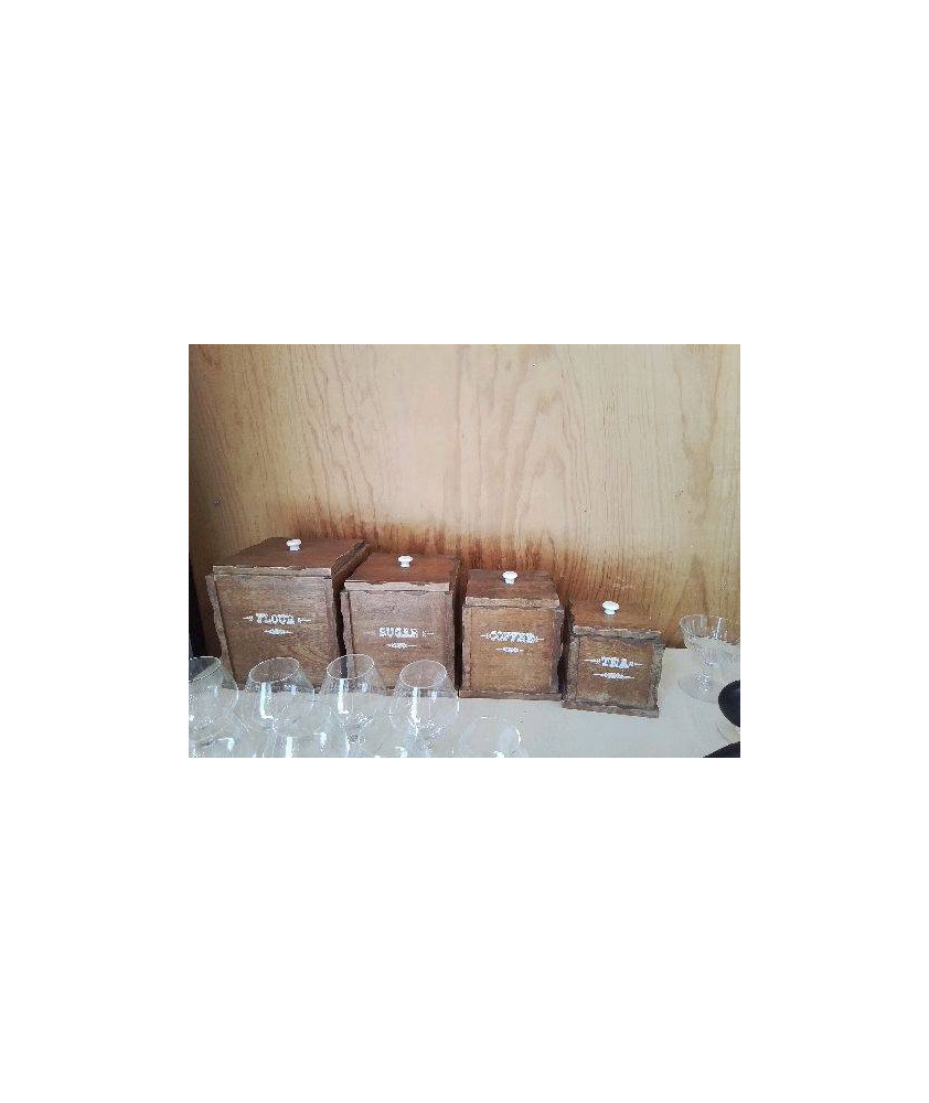LOT DE 4 BOITES DE RANGEMENT 