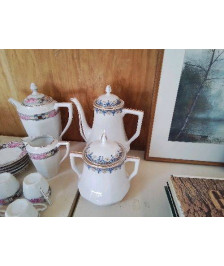 DUO THÉIÈRE ET ET POT EN PORCELAINE 