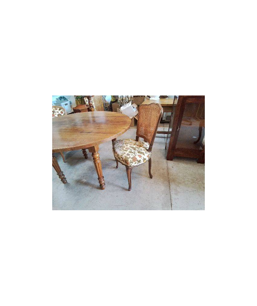 CHAISE CANNEE TAPISEE DE STYLE REGENCE