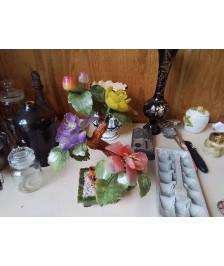 FAUSSE PLANTE EN VERRE 
