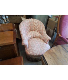 FAUTEUIL CRAPAUD ROSE 