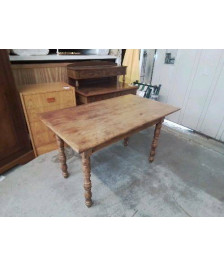 TABLE RUSTIQUE DEUX TIROIRS 