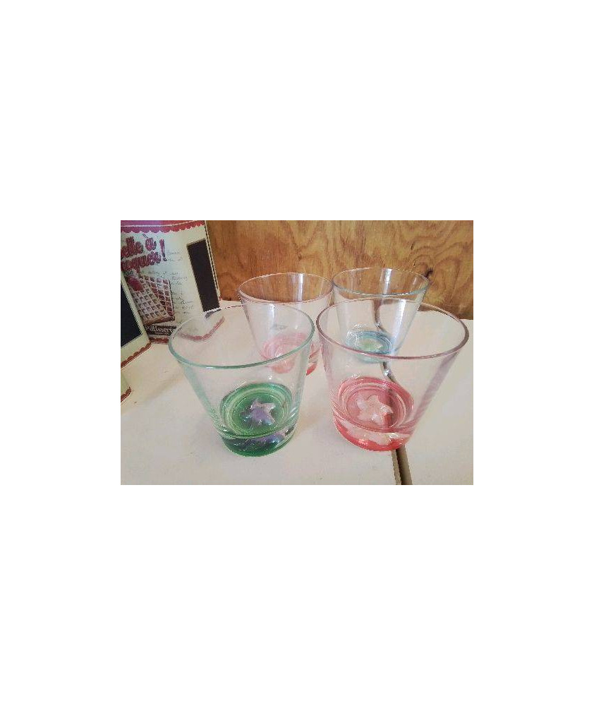 LOT DE 4 VERRES