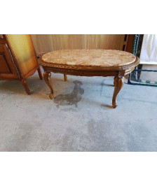 TABLE BASSE MARBRE DE STYLE REGENCE