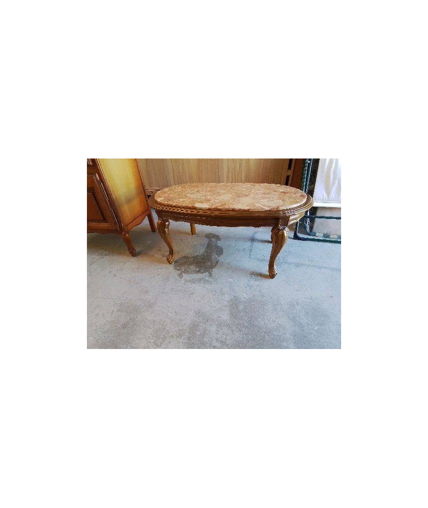TABLE BASSE MARBRE DE STYLE REGENCE