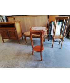 SELETTE LOUIS XV MARBRE RONDE