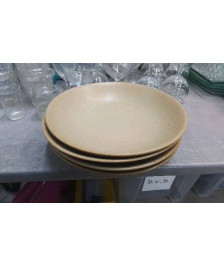 ASSIETTES CREUSES GRES X4 