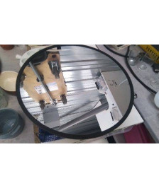 MIROIR ROND NOIR 