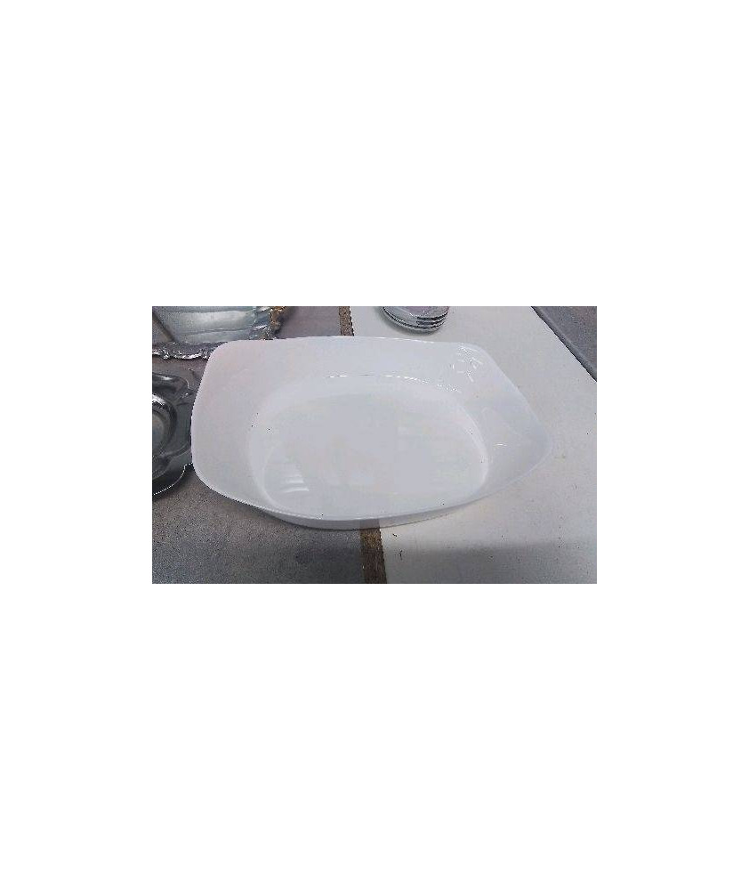 PLAT RECT BLANC 