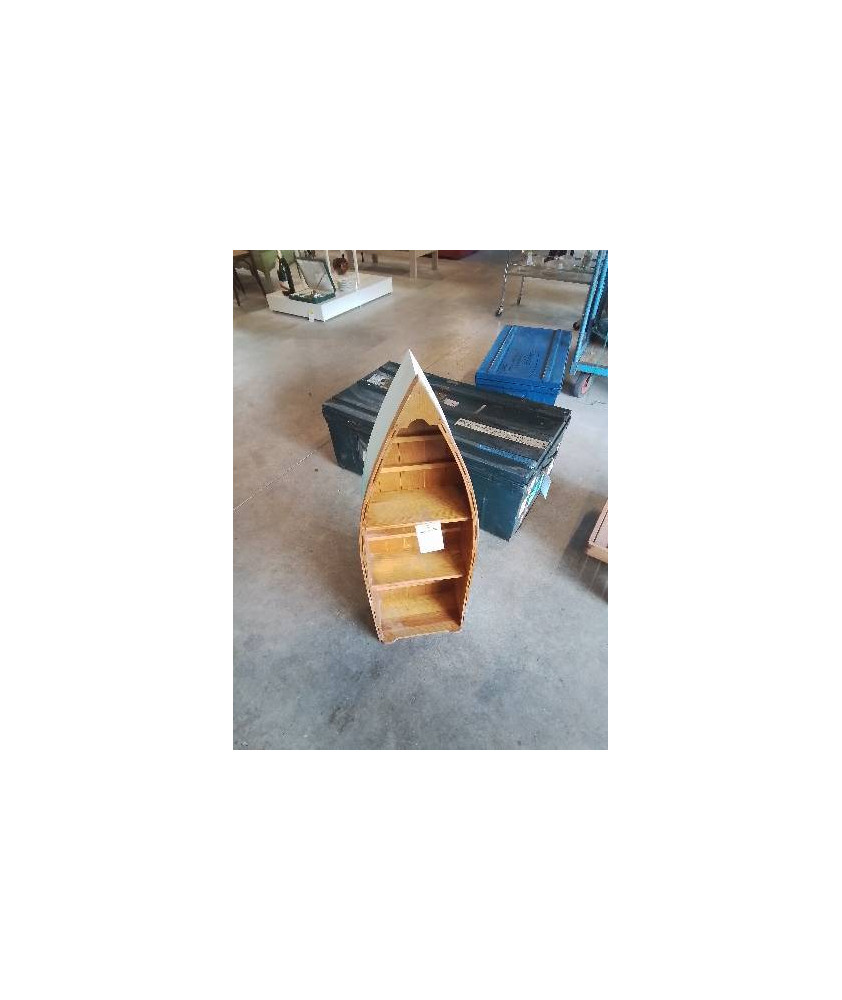 ÉTAGÈRE BATEAU PIN 3 NICHES 