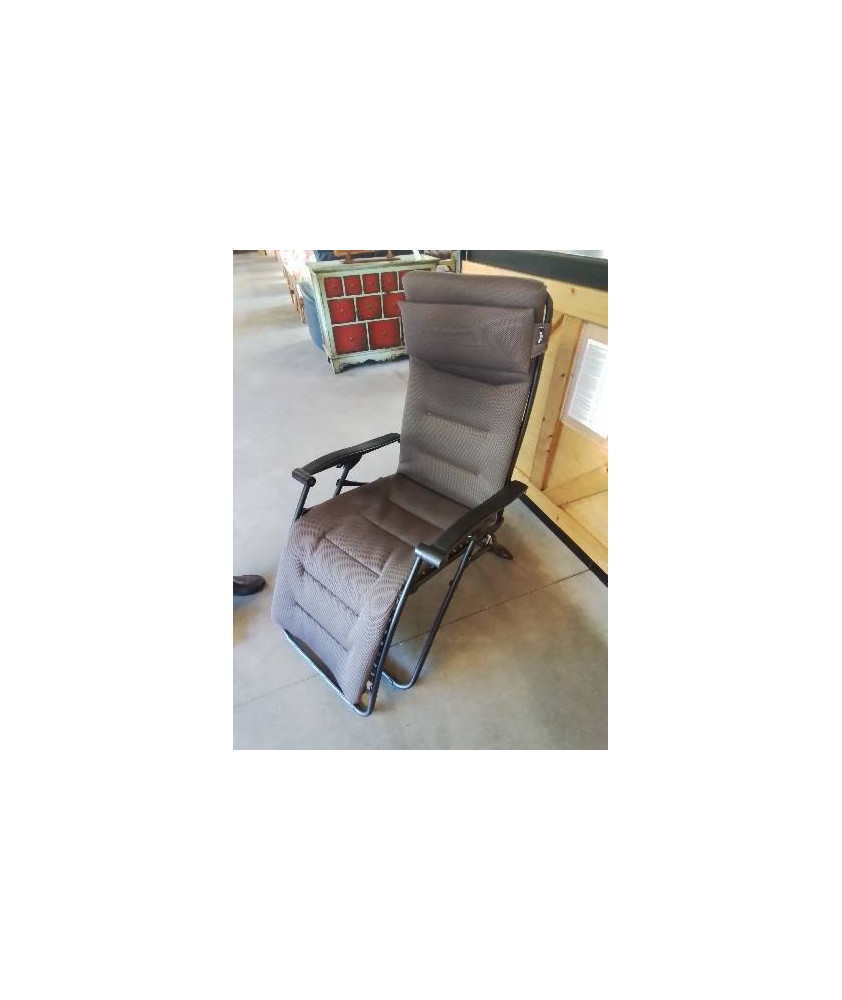 FAUTEUIL RELAX D’INTÉRIEUR LAFUMA PIÈTEMENT MÉTAL NOIR COUSSIN CHOCOLAT FAUTEUIL RELAX D’INTÉRIEUR LAFUMA PIÈTEMENT MÉTAL NOIR COUSSIN CHOCOLAT