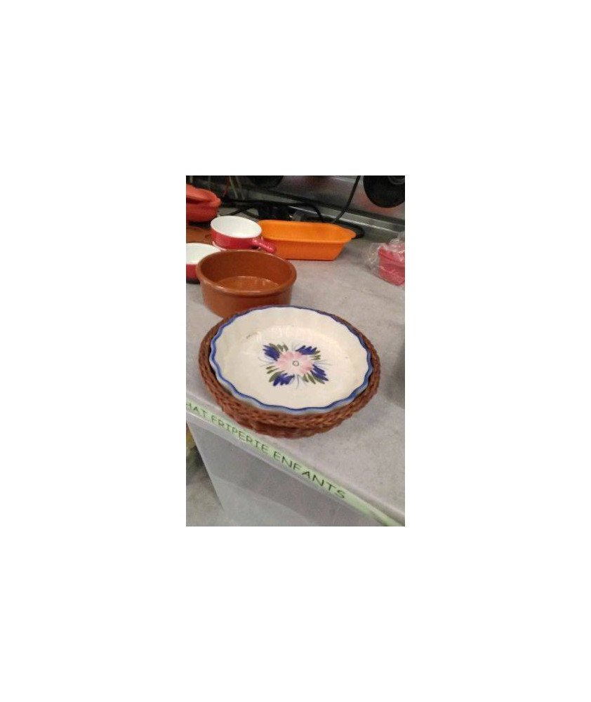 PLAT TARTE PM DANS OSIER 