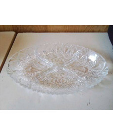 PLAT APÉRITIF EN VERRE