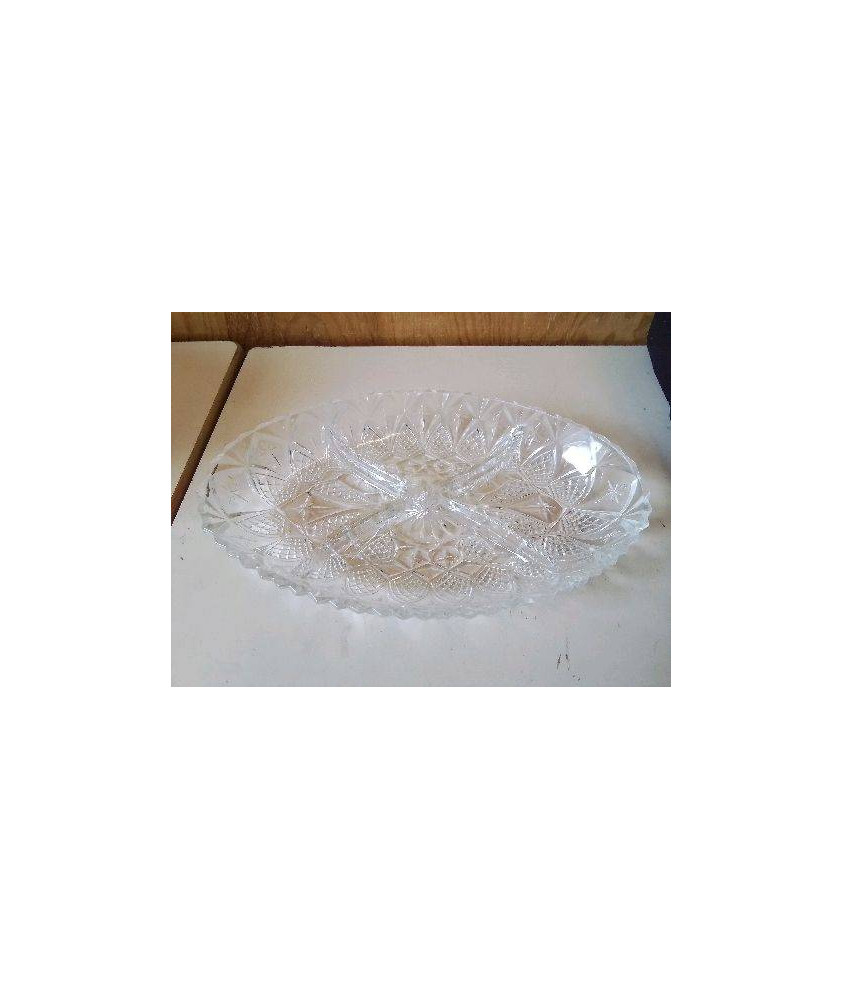 PLAT APÉRITIF EN VERRE