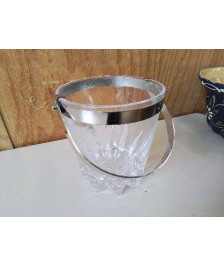 SEAU A GLAÇONS EN CRISTAL 