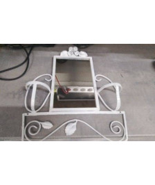MIROIR FER BLANC PM