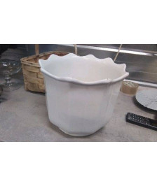 CACHE POT BLANC 