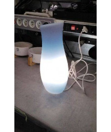 LAMPE VERRE BLEUE 