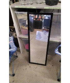 MIROIR RECT NOIR 
