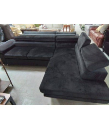 CANAPE DIMAS VELOURS NOIR -BMTNUZZZXSF-HH