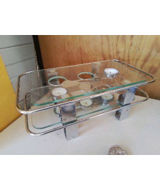 CHAUFFE PLAT VERRE ET INOX 