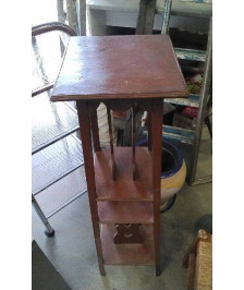 MEUBLE PORTE POT BOIS