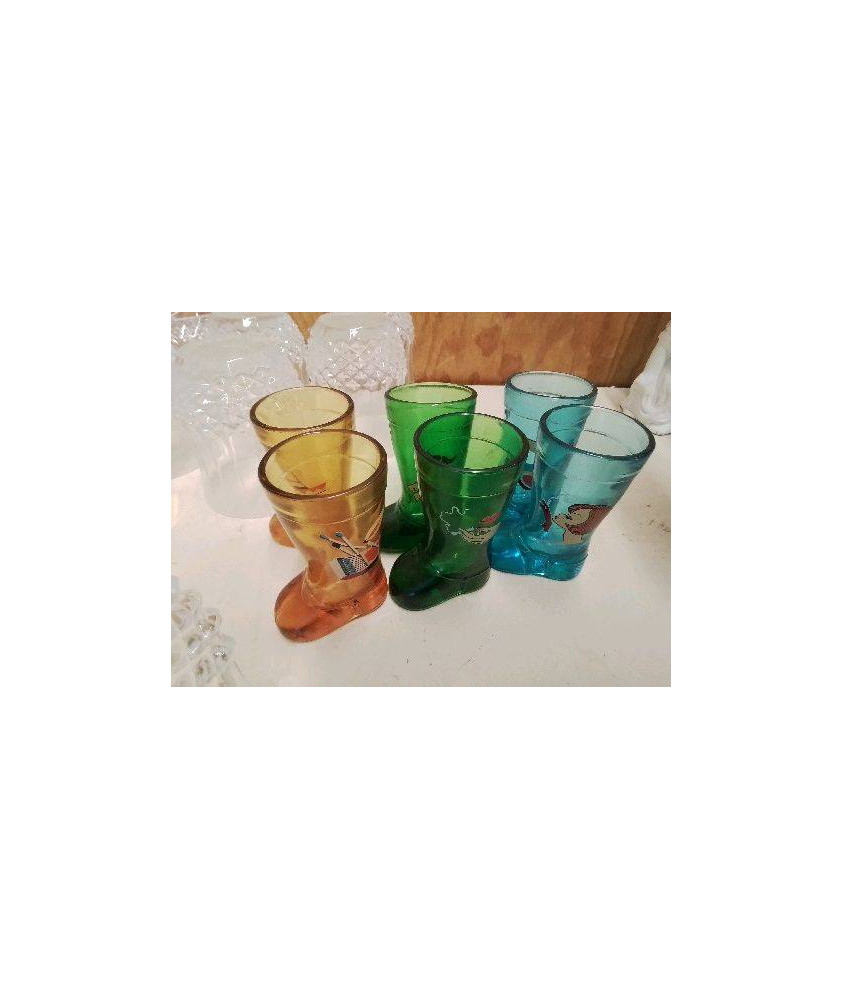 LOT DE 6 VERRES A LIQUEUR 