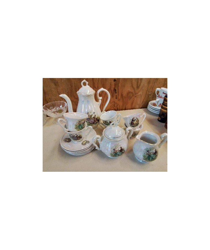 SERVICE A CAFE EN PORCELAINE