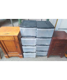 RANGEMENT PLASTIQUE 4 TIROIRS 