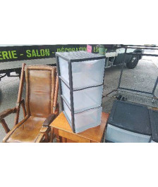 RANGEMENT PLASTIQUE 3 TIROIRS 