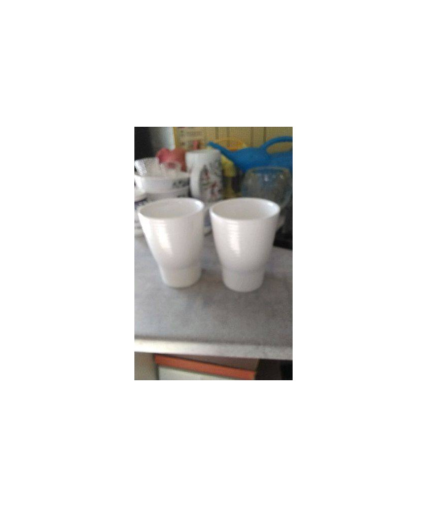 MUGS BLANCS X2