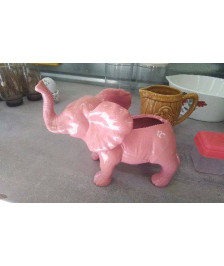 POT ELEPHANT ROSE 
