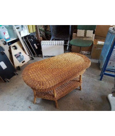 TABLE BASSE EN ROTIN 