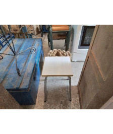 TABOURET BLANC FORMICA 