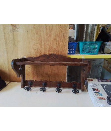 PORTE MANTEAU BOIS ET FER 